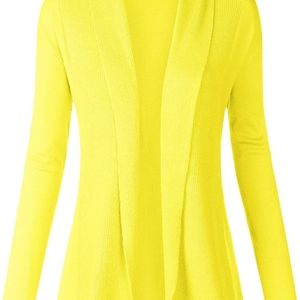 BIAGIO Yellow Cardigan